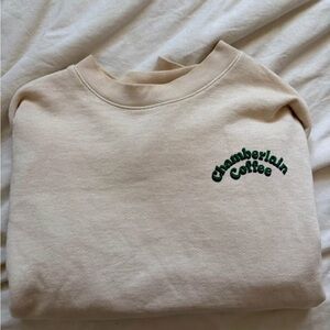 Cream Crew Neck Sweater